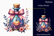 Chic Halloween Potion with Bow Png, a Graphic by designcity5 (Thumbnail 3 of 5)