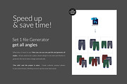 Baby Cotton Pants Mock-ups Set, a Bottom Mockup by Mocca Mockups Store (Thumbnail 2 of 22)