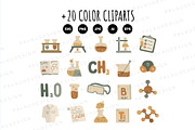 Science Lab Clipart Set, an Education Illustration by Palau (Thumbnail 8 of 10)