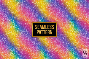 Rainbow Glitter Seamless Backgrounds