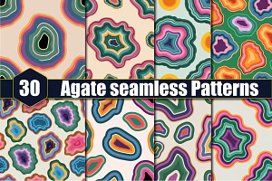 Agate seamless Patterns, a Pattern Graphic by protabsorkar11