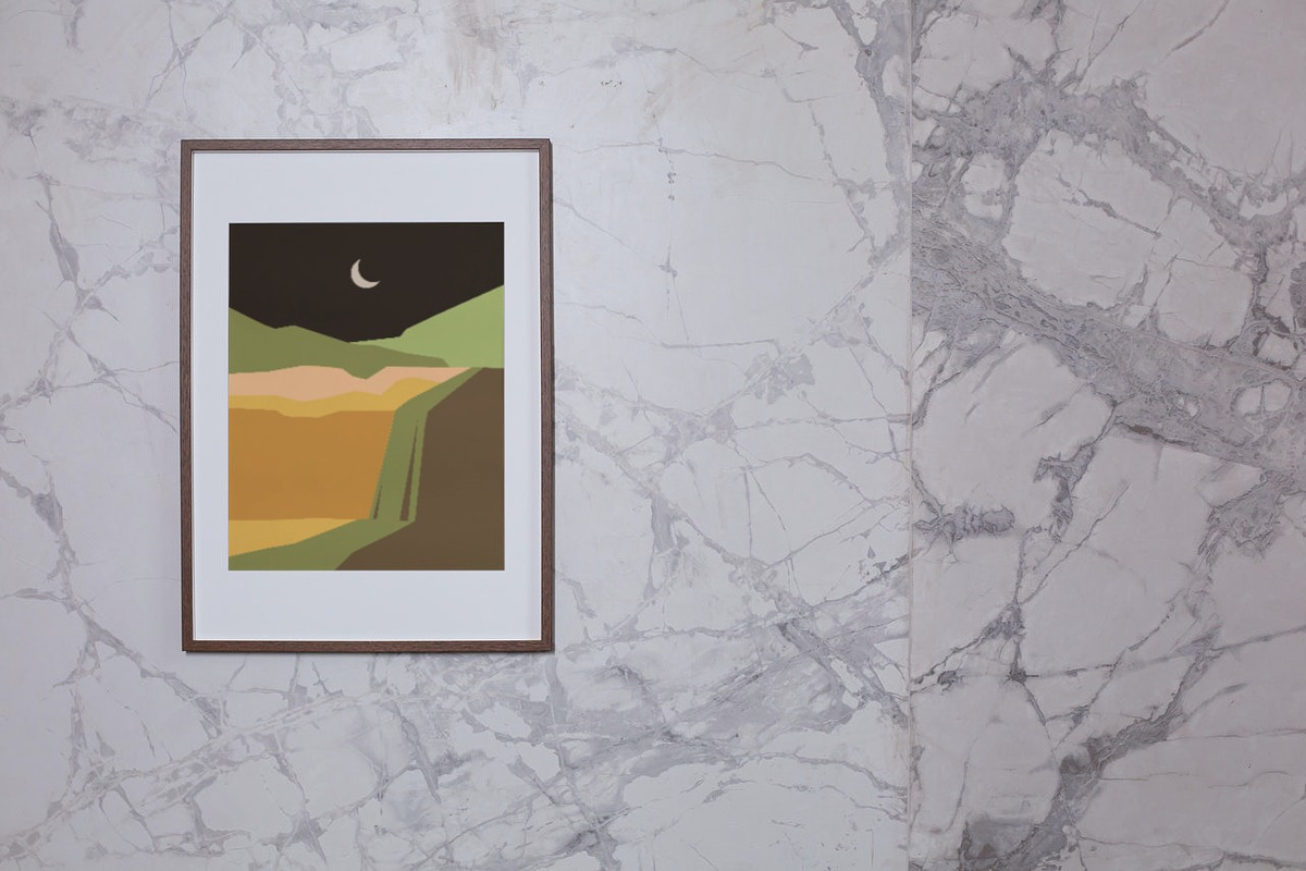Minimalist Abstract Landscape, an Illustration by Zakazis (Photo 4 of 7)