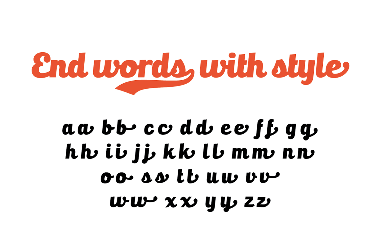 Bulletto - 5 fonts preview 8