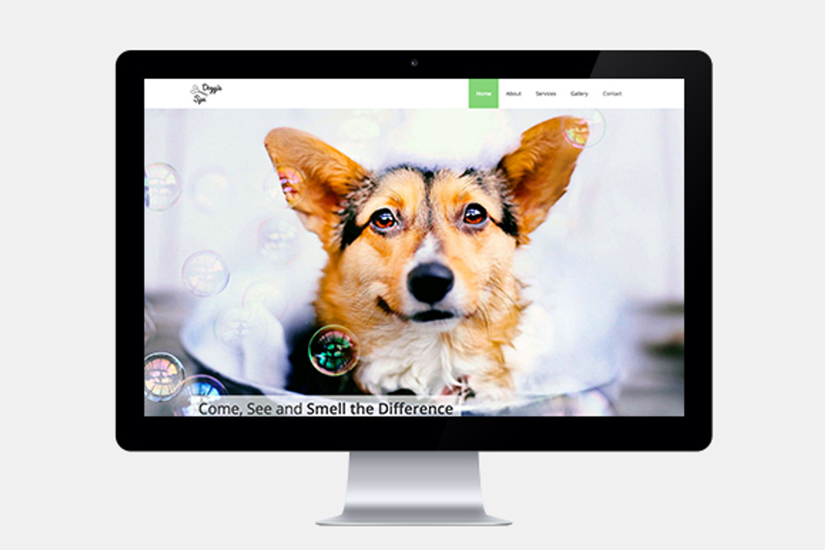 Pets Grooming One Page Template, a HTML Template by GT3 Themes