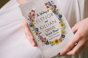 Spring Wedding Invitations, a Stationery Template by LandOfTheBees (Thumbnail 3 of 4)