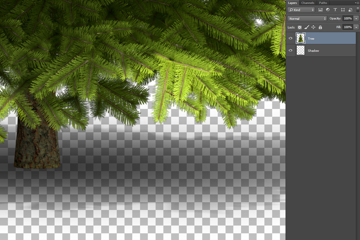 CUT OUT CHRISTMAS TREE, a Product Mockup by 3DSTORE (Photo 4 of 4)