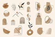 Boho abstract design shapes, a Decorative Illustration by Vectorwins Premium Shop (Thumbnail 4 of 5)