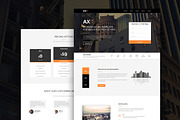 Axit - Axure Adaptive Views Template, a Landing Page Template by Axure Themes (Thumbnail 4 of 6)