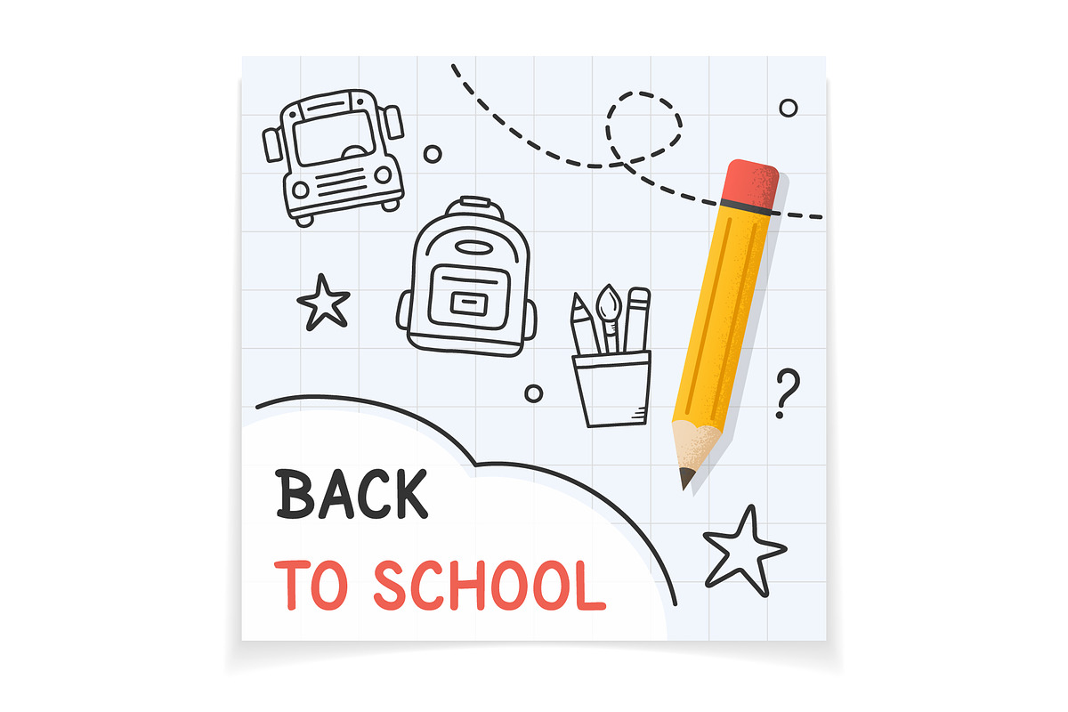 Back to to School Banners, an Education Illustration by PixMarket (Photo 3 of 4)