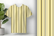 Butter Yellow and Grey Stripe, a Pattern Graphic by Sharon Schwalbe (Thumbnail 2 of 6)
