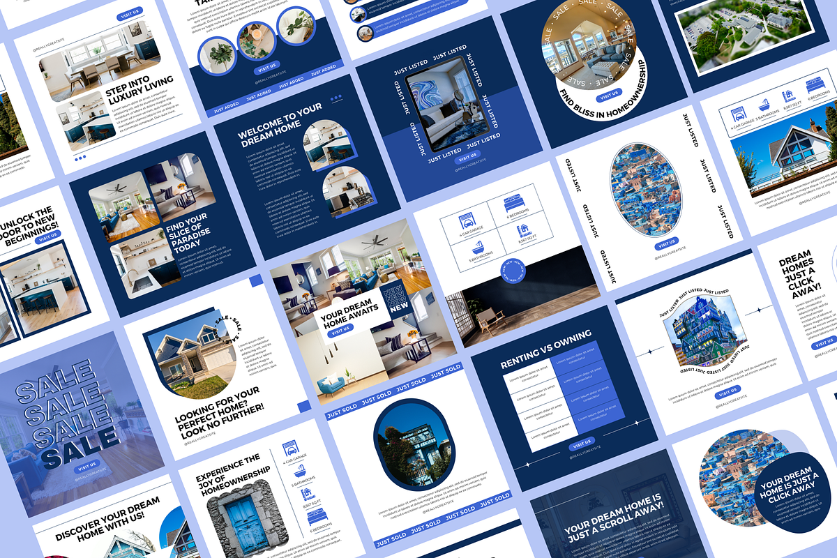 Real Estate Instagram Post, a Social Media Template by The Blog Creative (Photo 4 of 6)