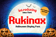 Rukinax, a Font by twinstd (Thumbnail 1 of 12)