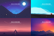 Set of Landscape Illustrations, an Illustration by Librebird (Thumbnail 3 of 6)