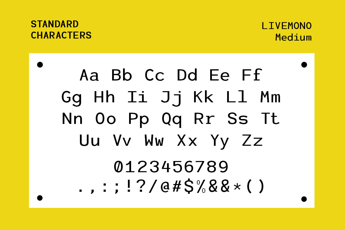 Livemono - A Monospaced Sans Serif, a Sans Serif Font by Littlehand (Photo 10 of 11)