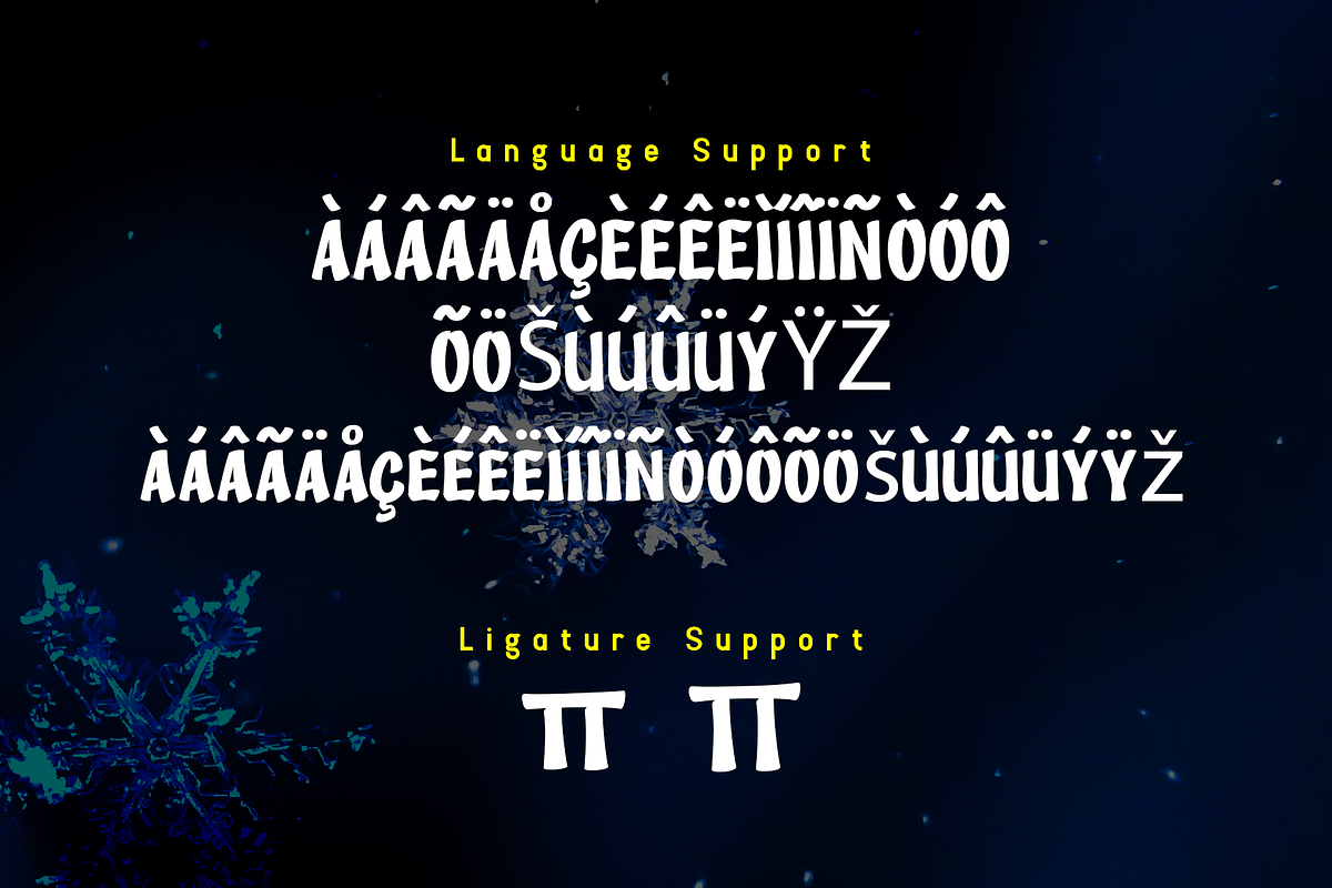 Deiland - A Christmas Celebrate Font, a Sans Serif Font by overlaytemplates (Photo 5 of 5)