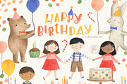 Watercolor Bundle, an Animal Illustration by Flora+Bear (Thumbnail 30 of 32)