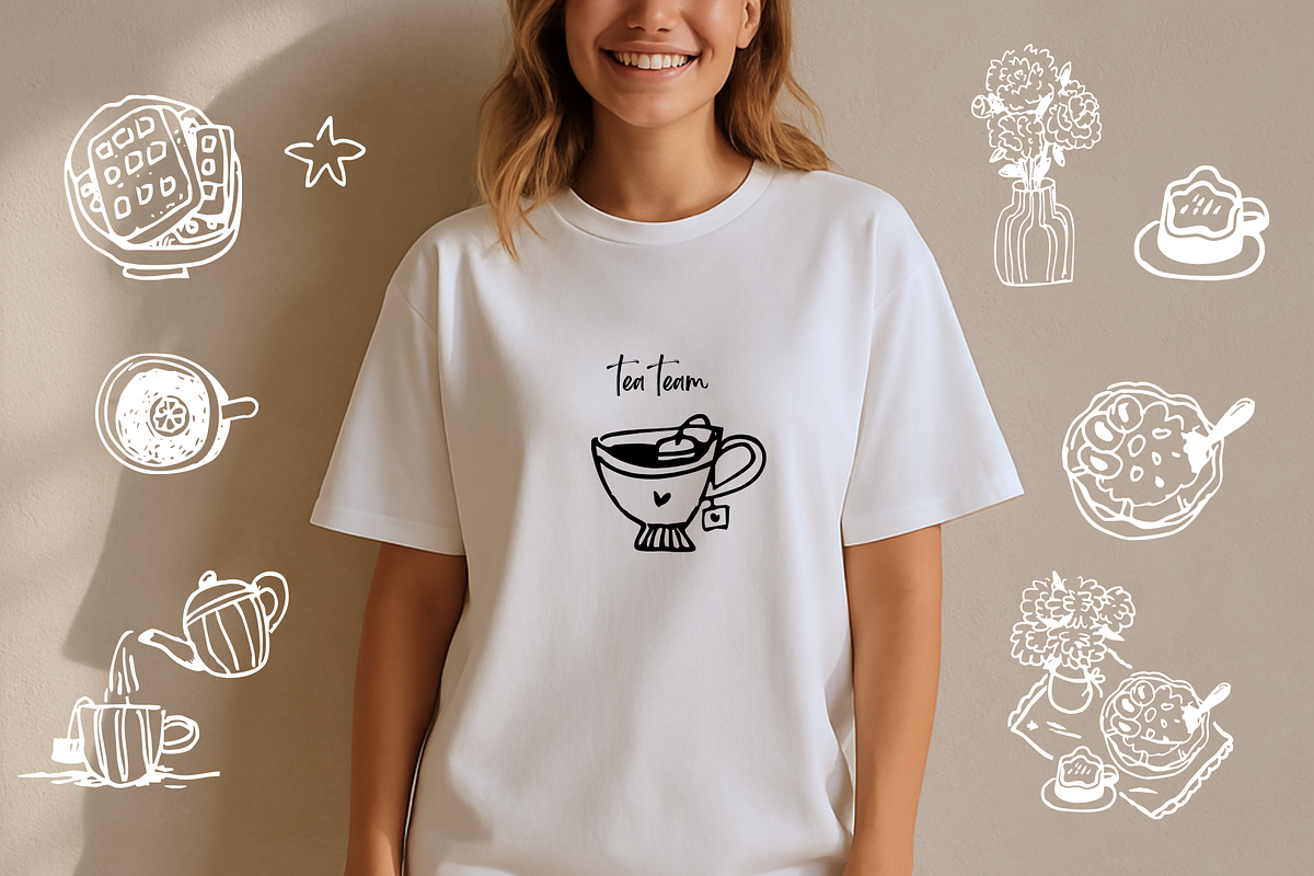 Hand Drawn Breakfast & Tea Clipart, a Decorative Illustration by Heartwarming Art (Photo 2 of 10)