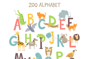 ZOO ENGLISH ALPHABET