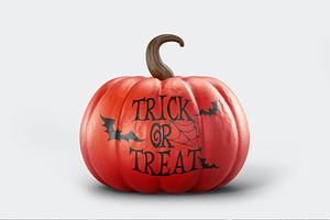 Halloween Pumpkin Mockup