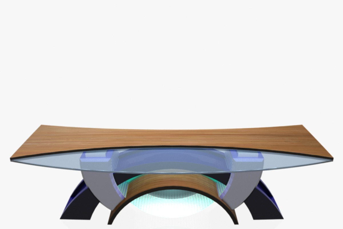 TV Studio News Desk 2, a Furniture 3D Model by akerStudio (Photo 7 of 11)