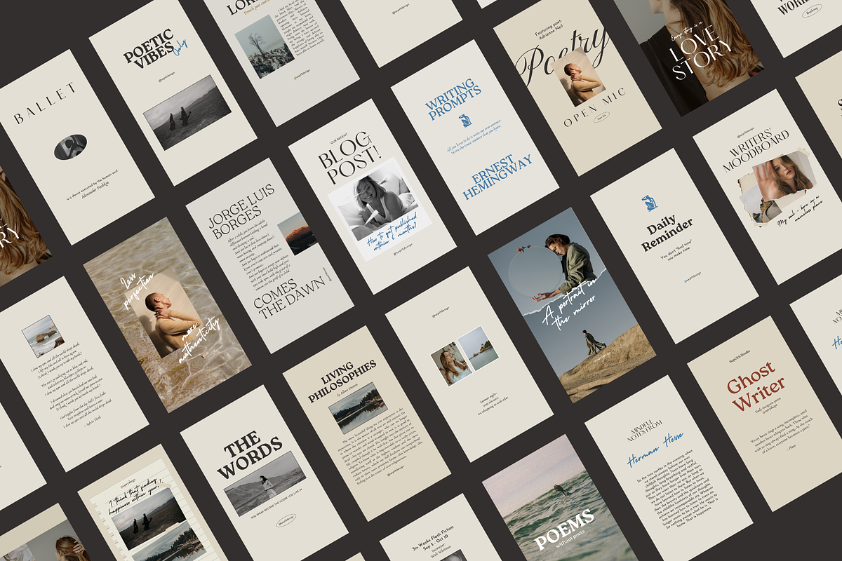 Writers Social Media Vol.5 for CANVA, a Social Media Template by September 5th (Photo 23 of 24)