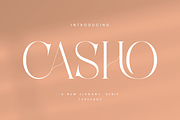 Casho - Elegant Serif Font, a Serif Font by Aqeel_Art (Thumbnail 1 of 12)
