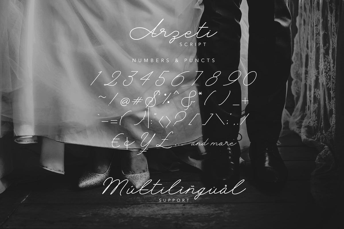 Arzeti wedding logo script font, a Script Font by Konstantine Studio (Photo 11 of 11)