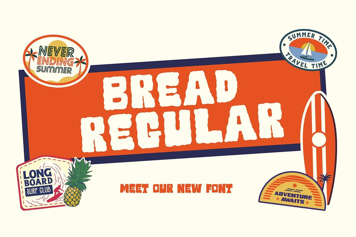 Bread Regular, a Handwritten Font by maghrib (Photo 1 of 5)