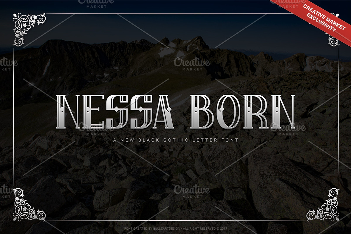Nessa Born - Black Label Font