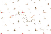 Summer beach. Hand drawn Icons, a Decorative Illustration by Kreker Kate (Thumbnail 8 of 8)