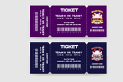 Sports Ticket Card. Baseball ticket, a Print Template by Kazi Hossain (Thumbnail 4 of 4)