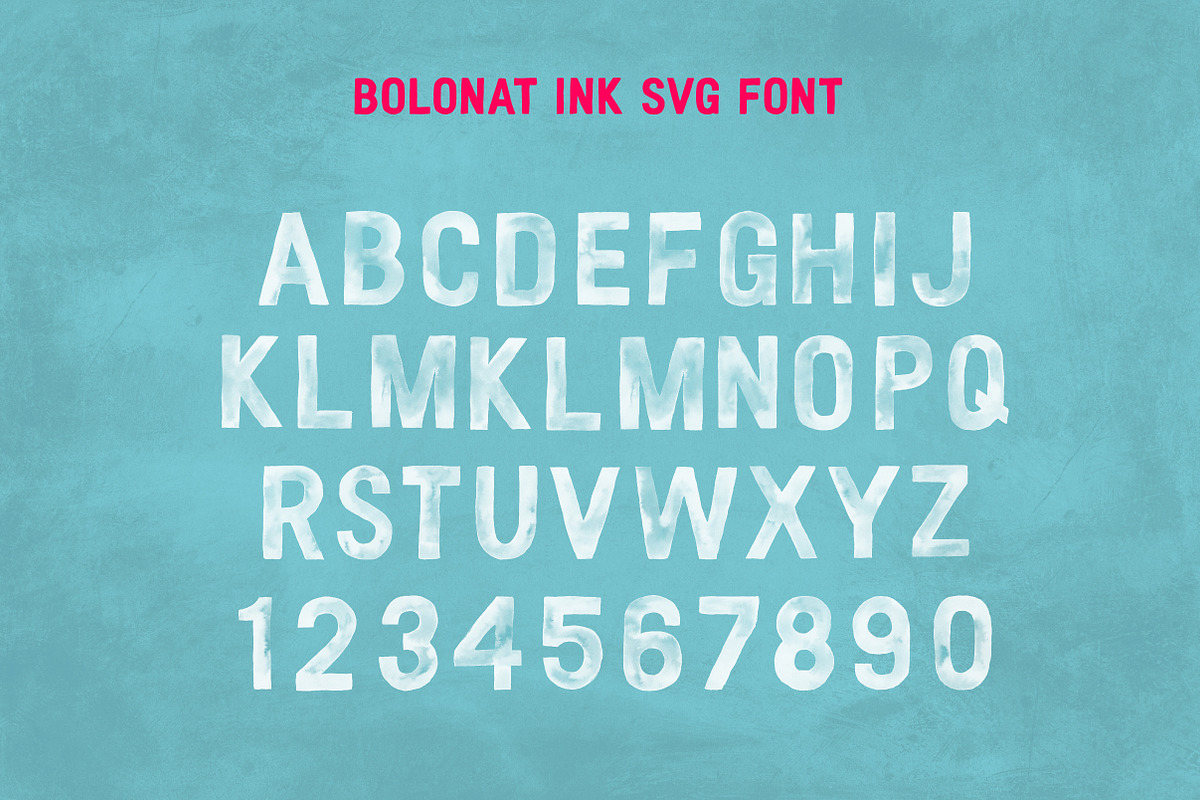 Bolonat Ink SVG OTF Version preview 5