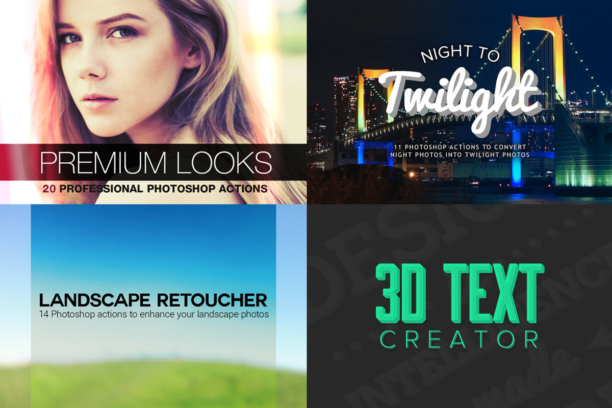 Mega Photoshop Action Pack #3, an Action Add-On by SparkleStock (Photo 2 of 4)