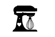 Kitchen Stand Mixer Silhouette Bundl, an Illustration by Gaye Art (Thumbnail 11 of 31)
