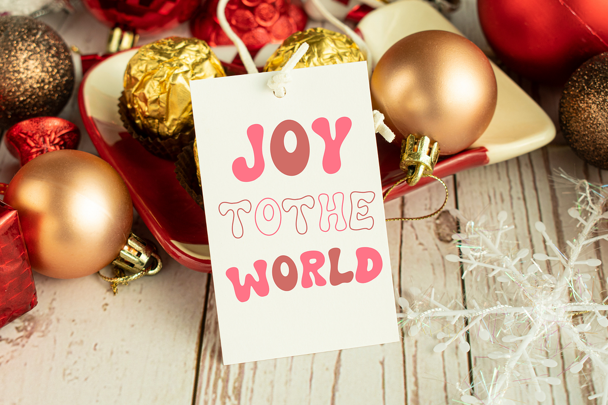 Christmas World is retro font, a Handwritten Font by Brown Cupple (Photo 2 of 7)