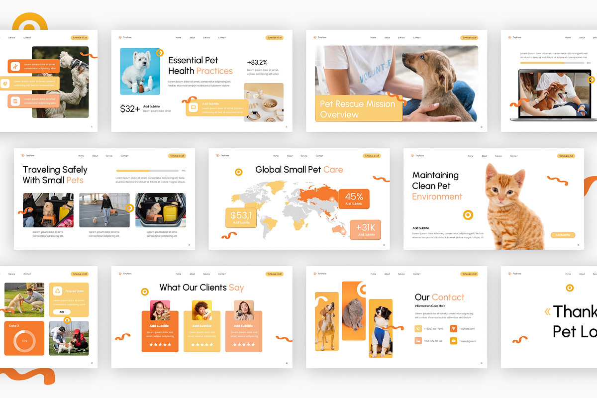 Small Pet Care Keynote, a Presentation Template by Loin Studio (Photo 4 of 4)
