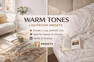 7 Warm Tones Lightroom presets