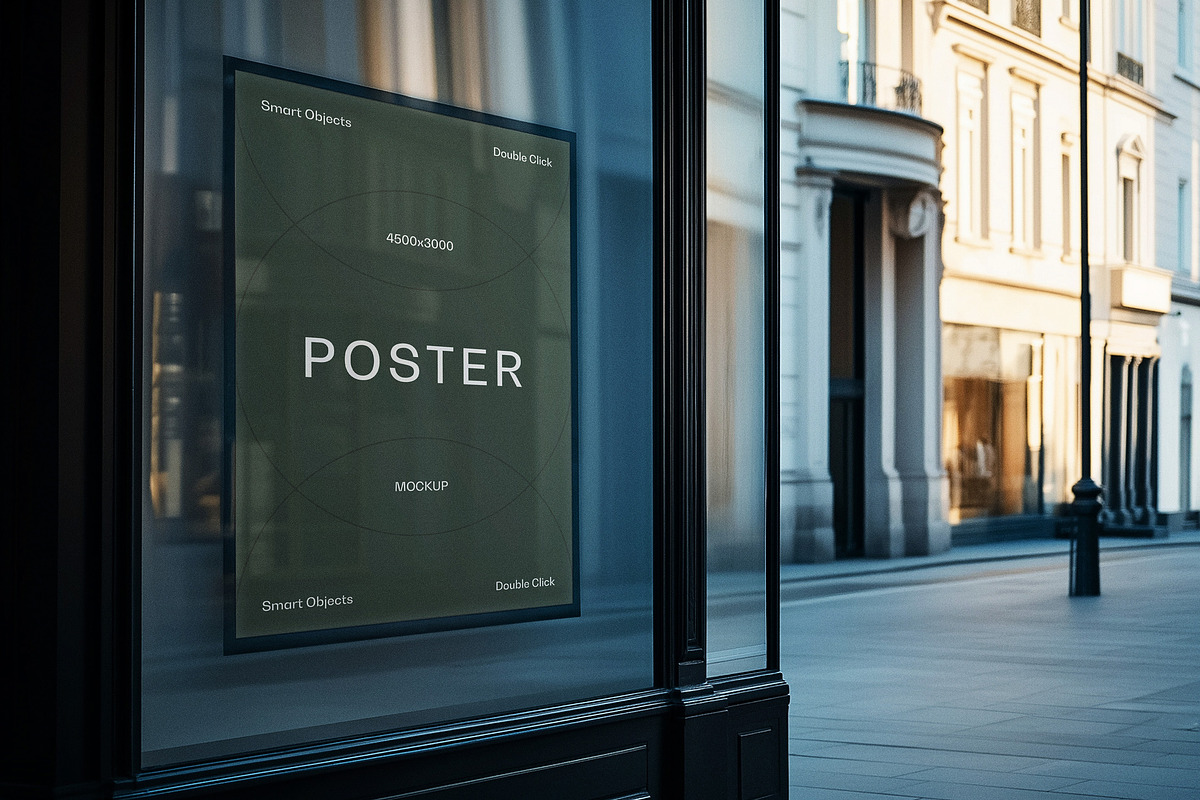 Store Window Mockup, a Product Mockup by Design Squad (Photo 2 of 3)