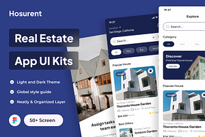 Hosurent - Real Estate App UI Kits