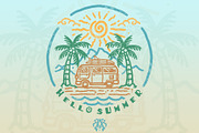 Summer Holiday Trip, a Seasonal Illustration by Krizvector Artwork Shop (Thumbnail 1 of 3)