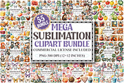 The Mega Sublimation Clipart Bundle, an Illustration by designcity5 (Thumbnail 1 of 15)