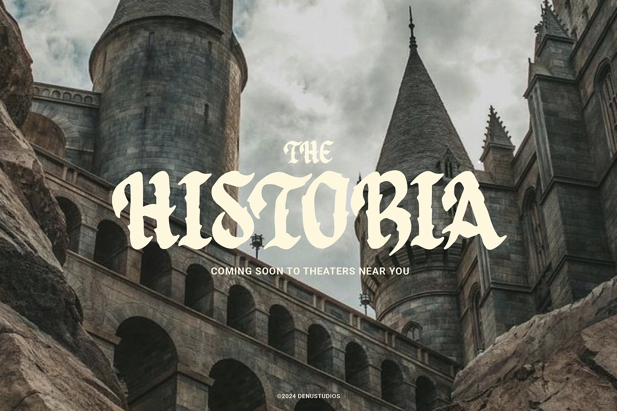 Secrilka | Blackletter Typeface, a Blackletter Font by Denustudios (Photo 4 of 12)