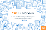 Lil Papers - 176 paper icons, an Icon by Lil Squid (Thumbnail 1 of 4)