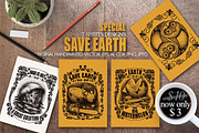 Save Earth and Stop War, an Illustration by Graphobia (Thumbnail 1 of 6)