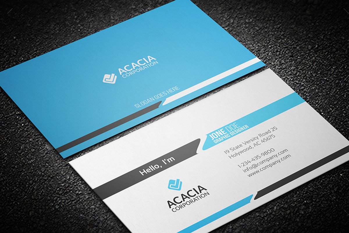 Simple Business Card, a Business Card Template by DesignGhar (Photo 2 of 4)