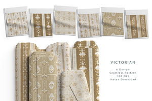 6 Seamless Pattern: Victorian