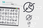 Data Line Icons Set, an Outline Icon by Voysla's Shop (Thumbnail 3 of 4)