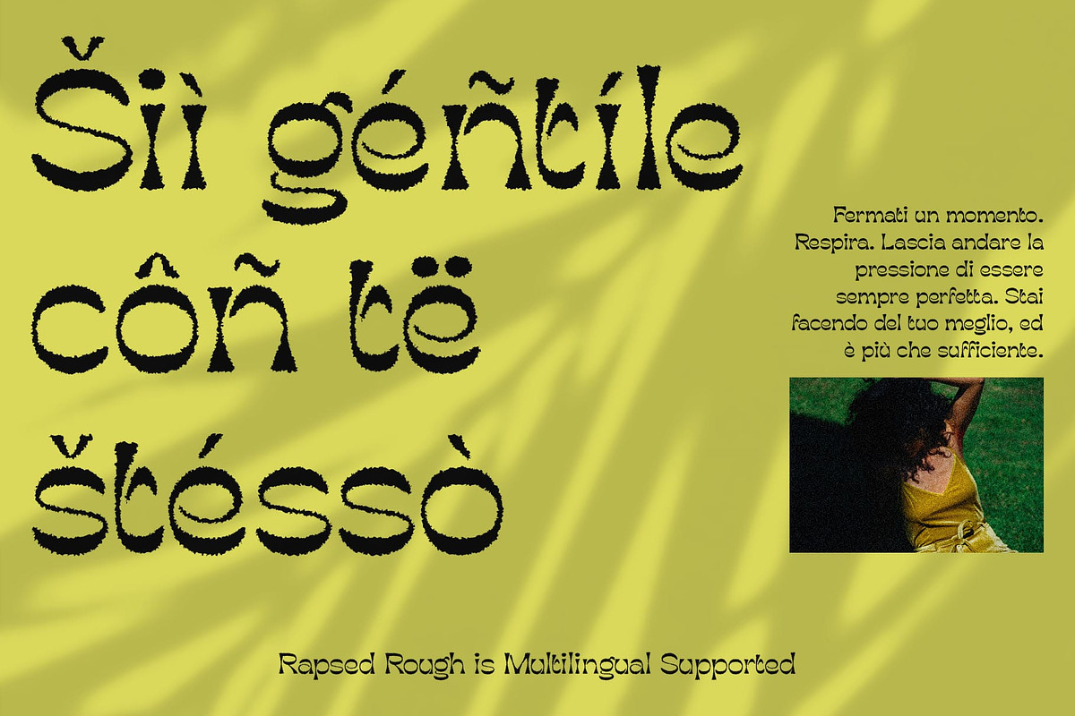 Rapsed Rough, a Sans Serif Font by Craft Supply Co. (Photo 6 of 8)