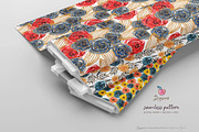 Rose Flowers Seamless Paper pack 012, a Pattern Graphic by Drawberx (Thumbnail 8 of 9)