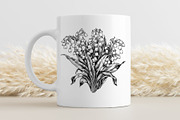 Lily Of The Valley SVG - Floral Art, an Illustration by YouniqueArtwork (Thumbnail 2 of 5)